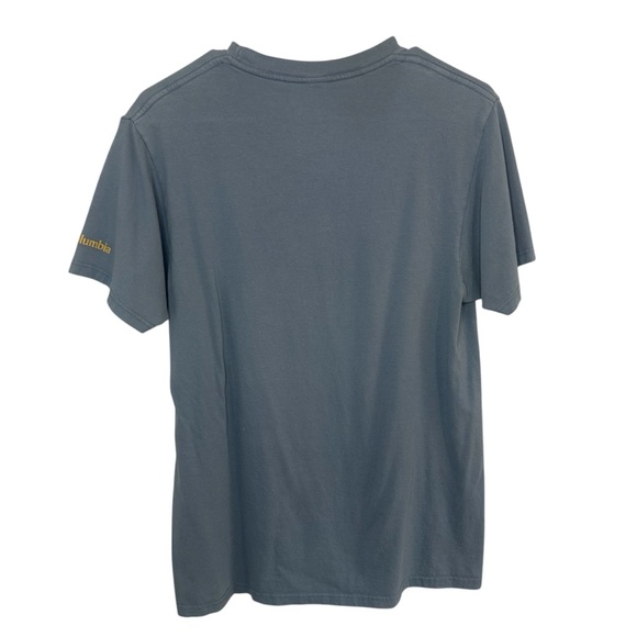 Columbia Men's Blue Graphic T-Shirt MEDIUM SOFT Classic - Picture 5 of 7
